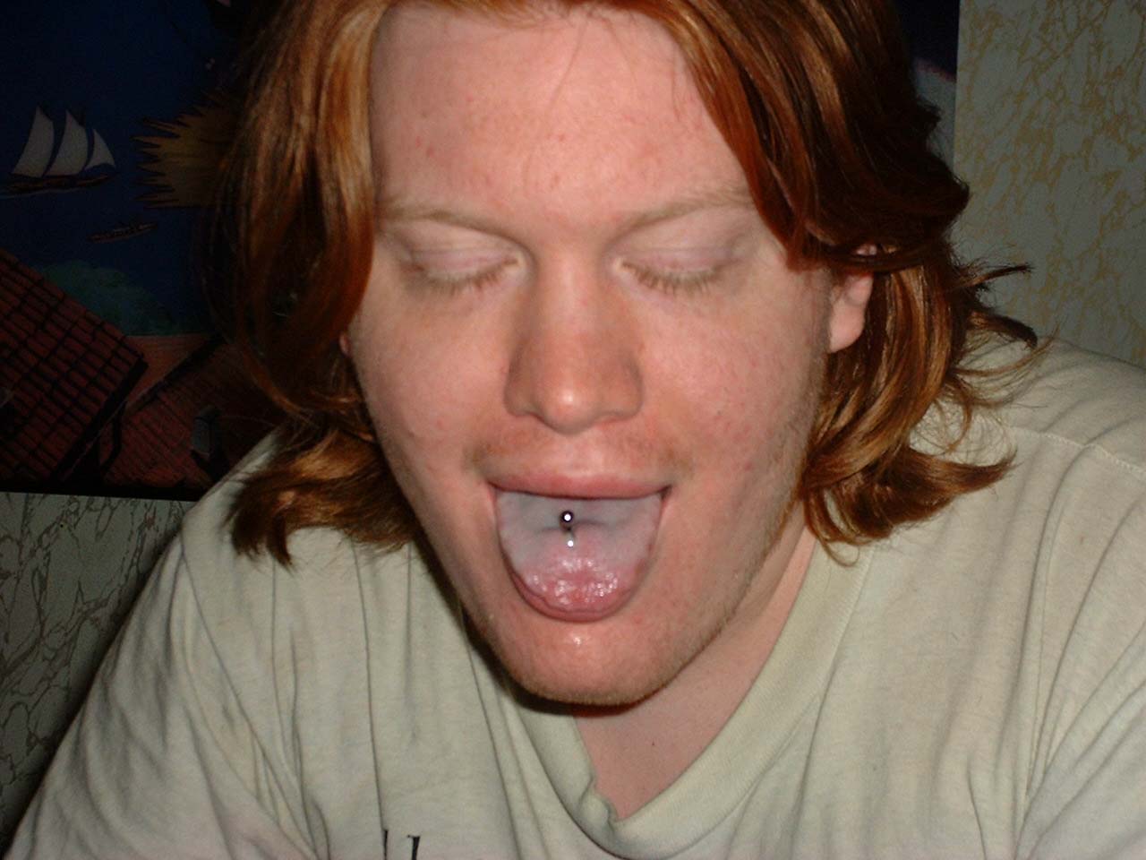 awaken's pierced tongue before being brushed april 2003
